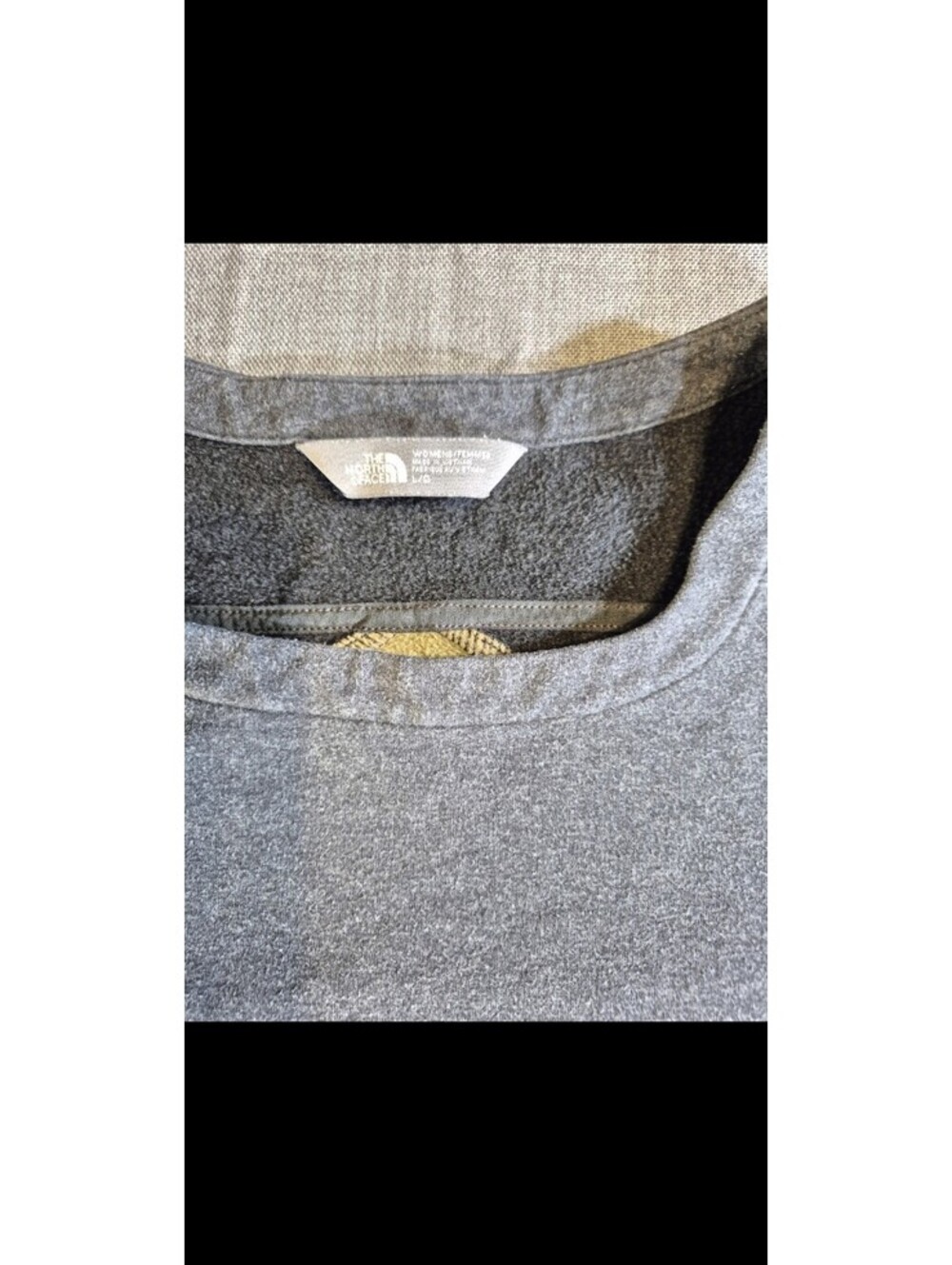 The North Face EZ Colorblock Pullover Sweatshirt Women's Large Gray Taupe - Picture 4 of 8